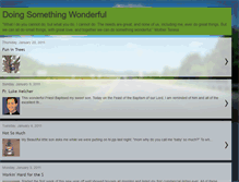 Tablet Screenshot of doingsomethingwonderful.blogspot.com