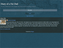 Tablet Screenshot of diaryoffatdad.blogspot.com
