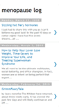 Mobile Screenshot of menopauselog.blogspot.com