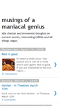 Mobile Screenshot of musingsofamaniacalgenius.blogspot.com