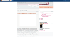 Desktop Screenshot of jm-patrimoniocultural.blogspot.com