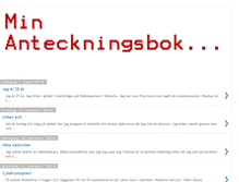 Tablet Screenshot of minanteckningsbok.blogspot.com