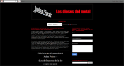 Desktop Screenshot of losdiosesdelmetal.blogspot.com