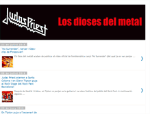 Tablet Screenshot of losdiosesdelmetal.blogspot.com