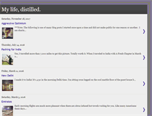 Tablet Screenshot of mylifedistilled.blogspot.com