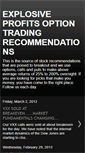 Mobile Screenshot of explosivetradingpicks.blogspot.com