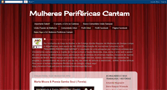 Desktop Screenshot of mulheresperifericascantam.blogspot.com