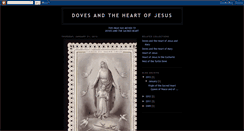 Desktop Screenshot of dovesandtheheartofjesus.blogspot.com