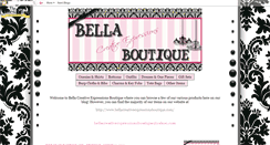 Desktop Screenshot of bellacreativeexpressionsboutique.blogspot.com