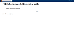 Desktop Screenshot of ebooksoccers.blogspot.com