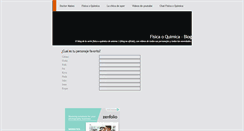Desktop Screenshot of fisicaoquimicaelblog.blogspot.com