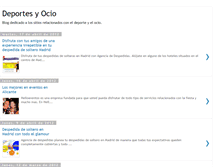Tablet Screenshot of deporte-ocio.blogspot.com