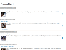 Tablet Screenshot of flisespikkeri.blogspot.com