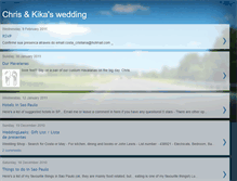 Tablet Screenshot of chrisandkika.blogspot.com