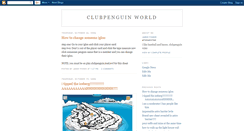 Desktop Screenshot of clubpenguinworld.blogspot.com