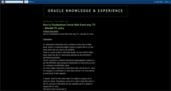 Desktop Screenshot of oracle-knowledgemine.blogspot.com