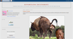 Desktop Screenshot of effortlessincitement.blogspot.com