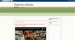 Desktop Screenshot of famous-articles2.blogspot.com