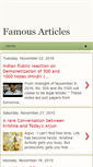 Mobile Screenshot of famous-articles2.blogspot.com