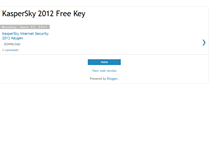 Tablet Screenshot of kasperskyfreelicense.blogspot.com