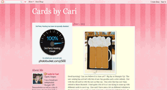 Desktop Screenshot of cardsbycari.blogspot.com