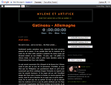 Tablet Screenshot of myleneetartifice.blogspot.com