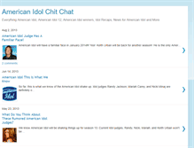 Tablet Screenshot of americanidolchitchat.blogspot.com