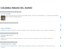 Tablet Screenshot of colombia-paraiso-mundo.blogspot.com