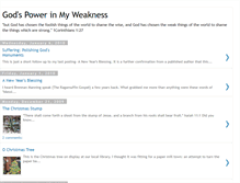 Tablet Screenshot of powerinweakness.blogspot.com