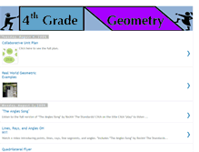 Tablet Screenshot of 4thgradegeometry.blogspot.com