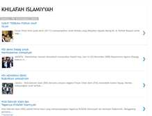 Tablet Screenshot of khilafahislamiyyah50.blogspot.com