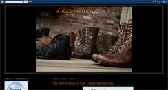 Desktop Screenshot of craftworkwear.blogspot.com