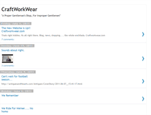 Tablet Screenshot of craftworkwear.blogspot.com