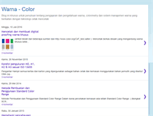 Tablet Screenshot of pengantar-warna.blogspot.com