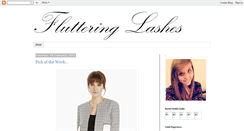 Desktop Screenshot of flutteringlashes-lou.blogspot.com