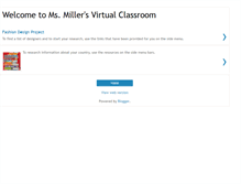 Tablet Screenshot of msmillersvirtualclassroom.blogspot.com