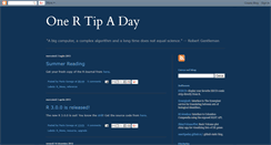 Desktop Screenshot of onertipaday.blogspot.com