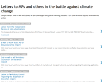 Tablet Screenshot of letterinthebattleagainstclimatechange.blogspot.com