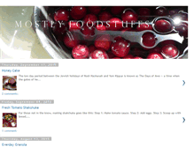 Tablet Screenshot of mostlyfoodstuffs.blogspot.com