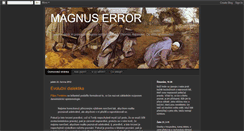 Desktop Screenshot of magnus-error.blogspot.com