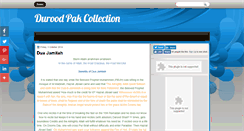 Desktop Screenshot of duroodpakcollection.blogspot.com