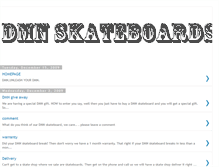 Tablet Screenshot of dmnskateboards.blogspot.com