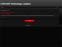 Tablet Screenshot of cadcamtechnologyleaders.blogspot.com