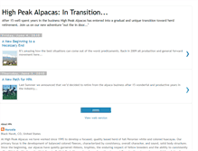 Tablet Screenshot of highpeakalpacas.blogspot.com