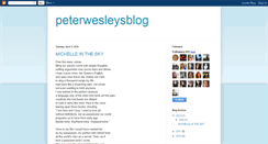 Desktop Screenshot of peterwesleysblog.blogspot.com