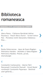 Mobile Screenshot of bibliotecaromaneasca.blogspot.com