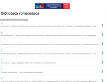 Tablet Screenshot of bibliotecaromaneasca.blogspot.com