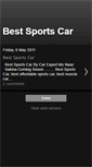 Mobile Screenshot of best-sport-cars-review.blogspot.com