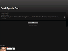 Tablet Screenshot of best-sport-cars-review.blogspot.com