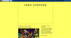 Desktop Screenshot of fans-simpson.blogspot.com